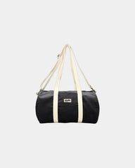 Sac polochon coton bio Hindbag Sam à personnaliser - Black