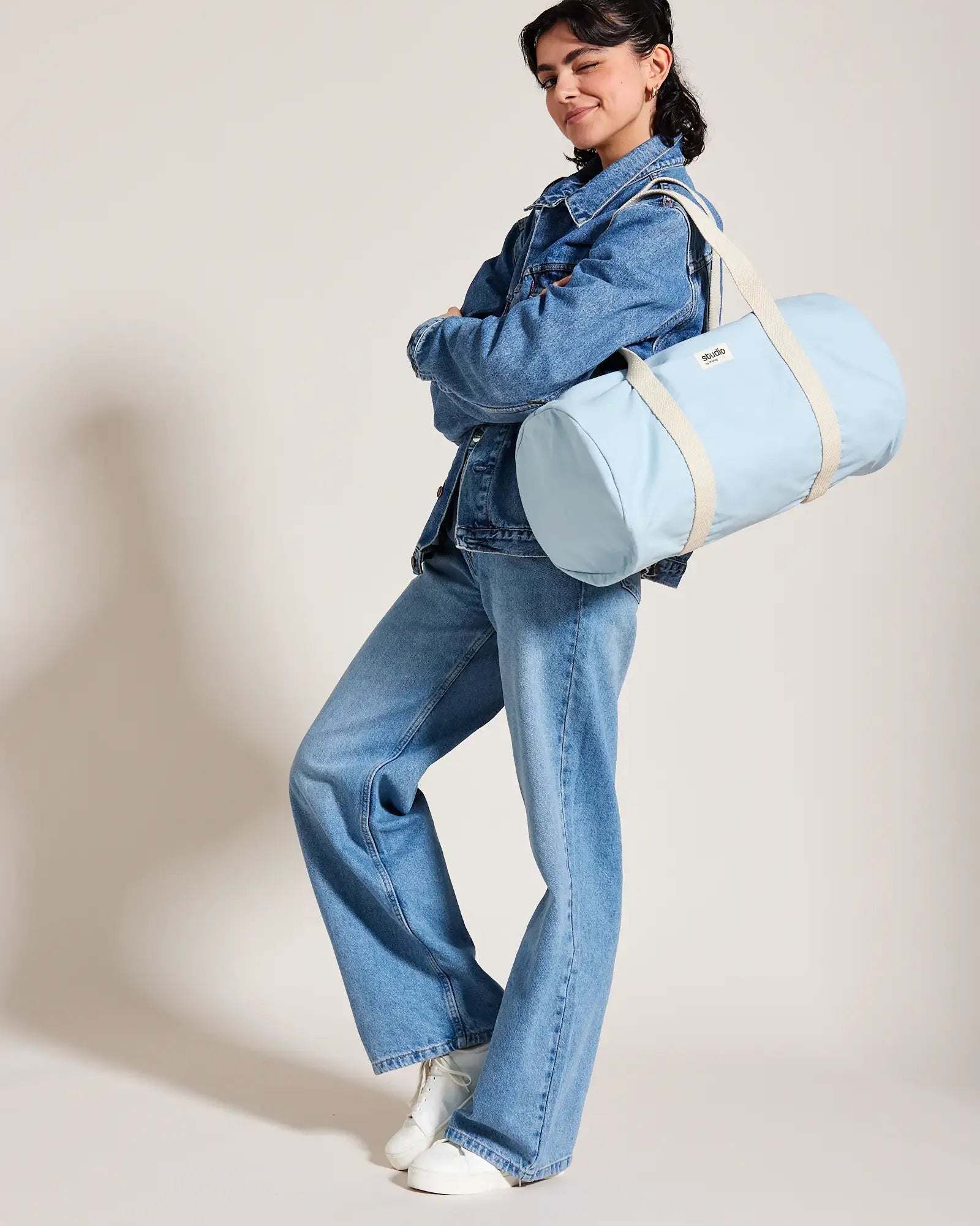 Sac polochon coton bio Hindbag Sam à personnaliser - 12