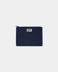 Pochette coton bio GOTS Hindbag Colette M à personnaliser - Navy