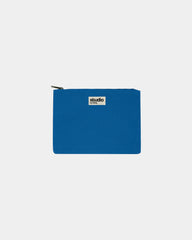 Pochette coton bio GOTS Hindbag Colette M à personnaliser - Azure