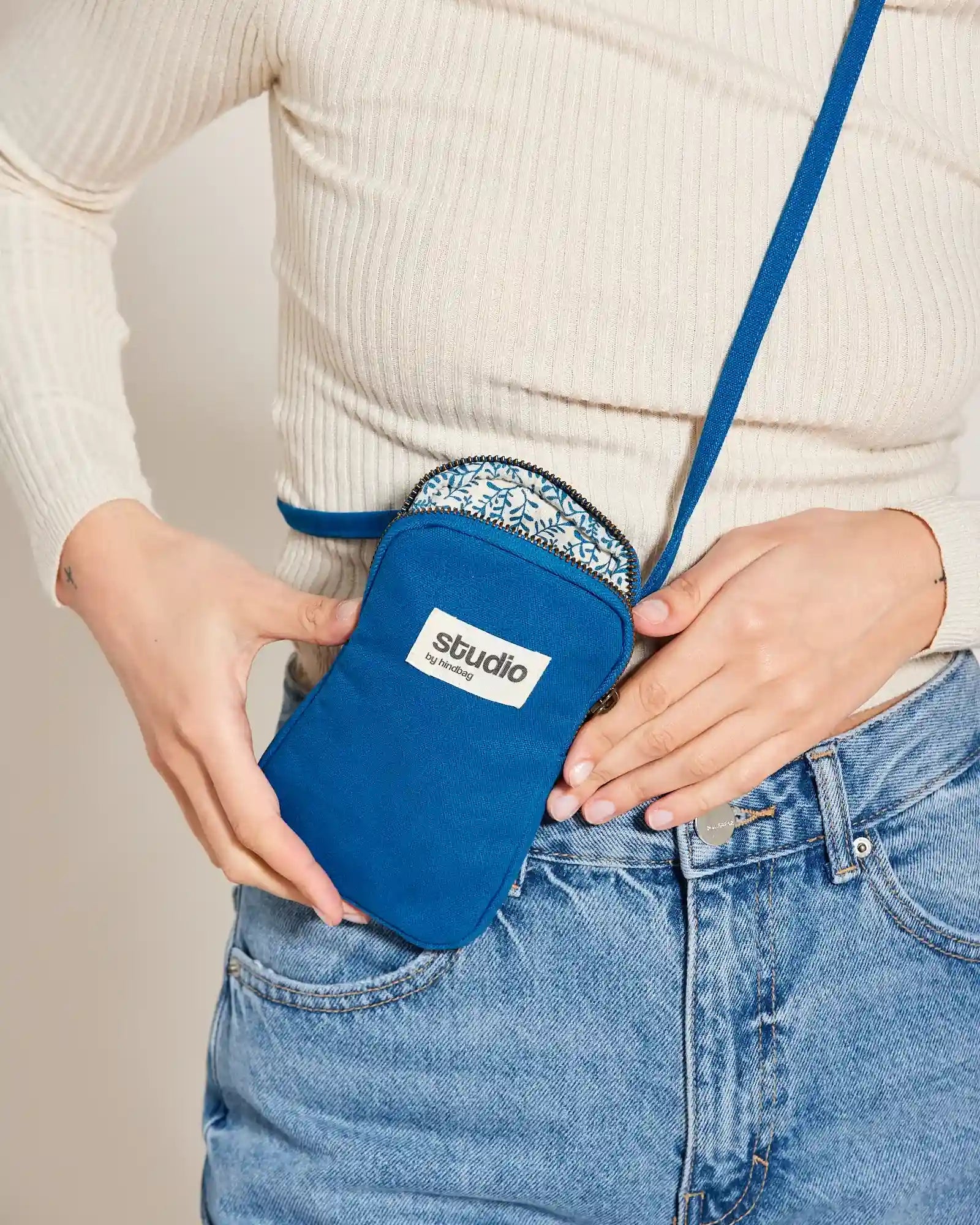Housse smartphone coton bio Hindbag Théo à personnaliser - 24