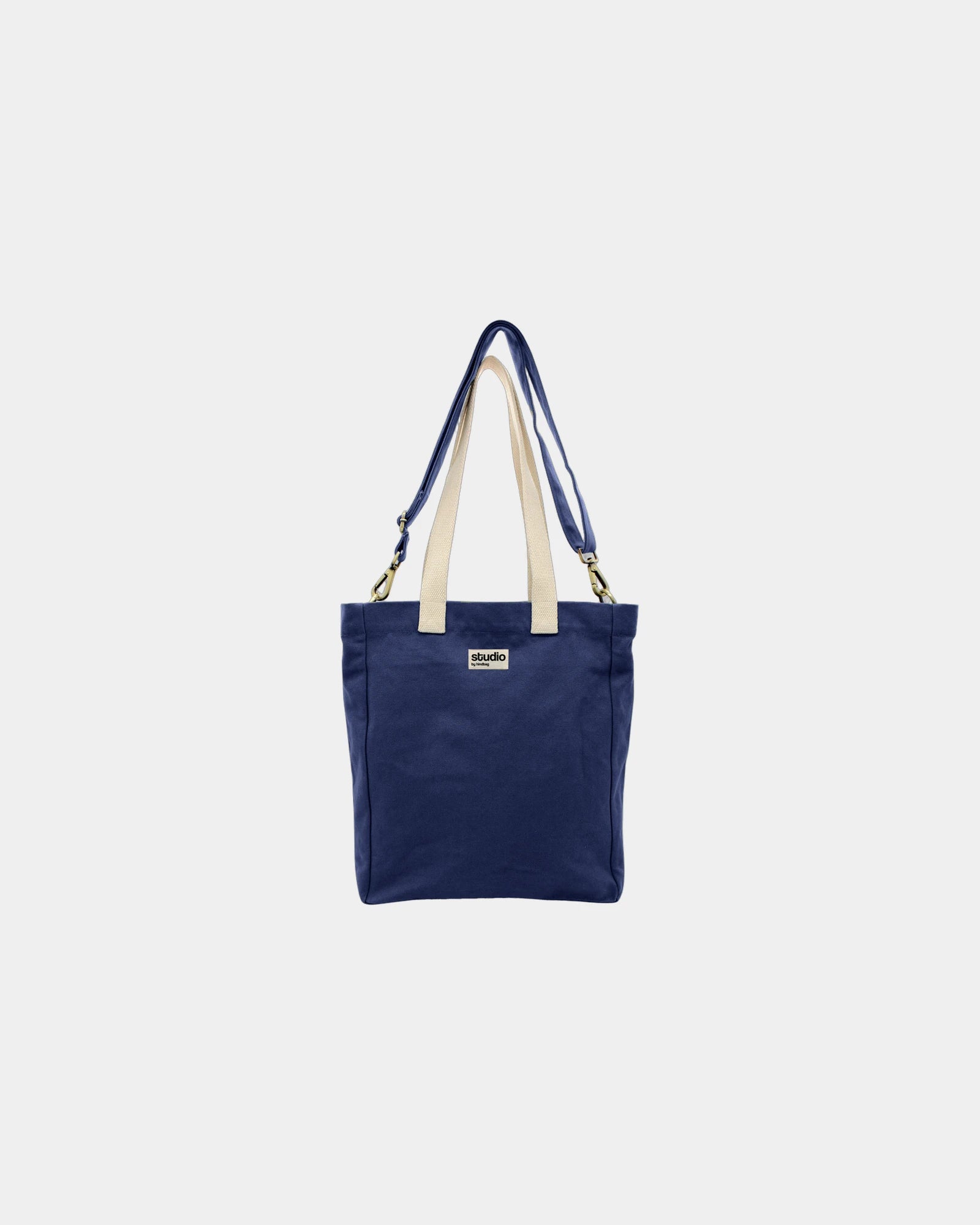 Sac cabas coton bio Hindbag Evan à personnaliser - Navy