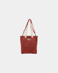 Sac cabas coton bio Hindbag Evan à personnaliser - Brick Red