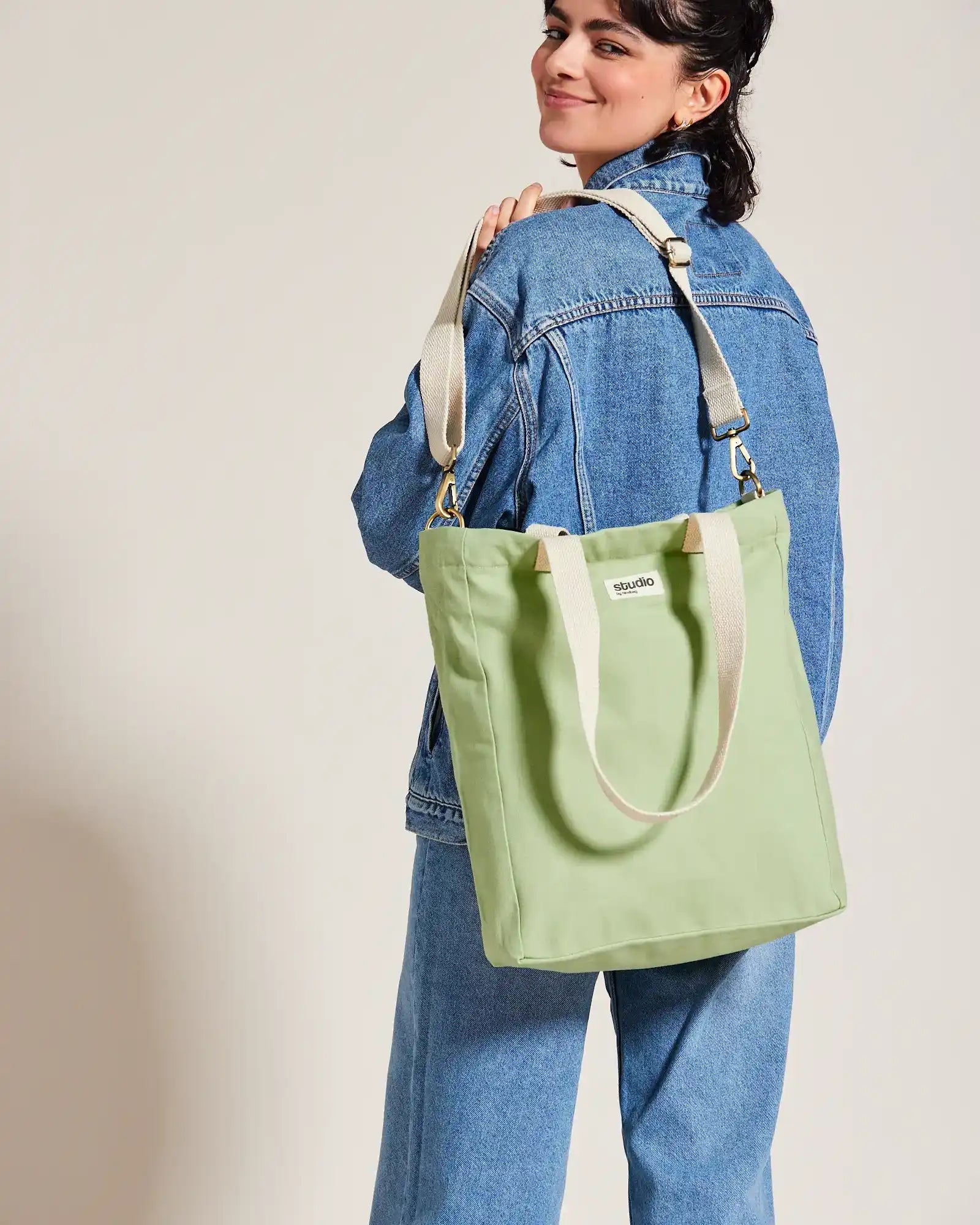 Sac cabas coton bio Hindbag Evan à personnaliser - 20