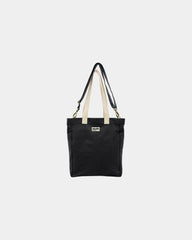 Sac cabas coton bio Hindbag Evan à personnaliser - Black