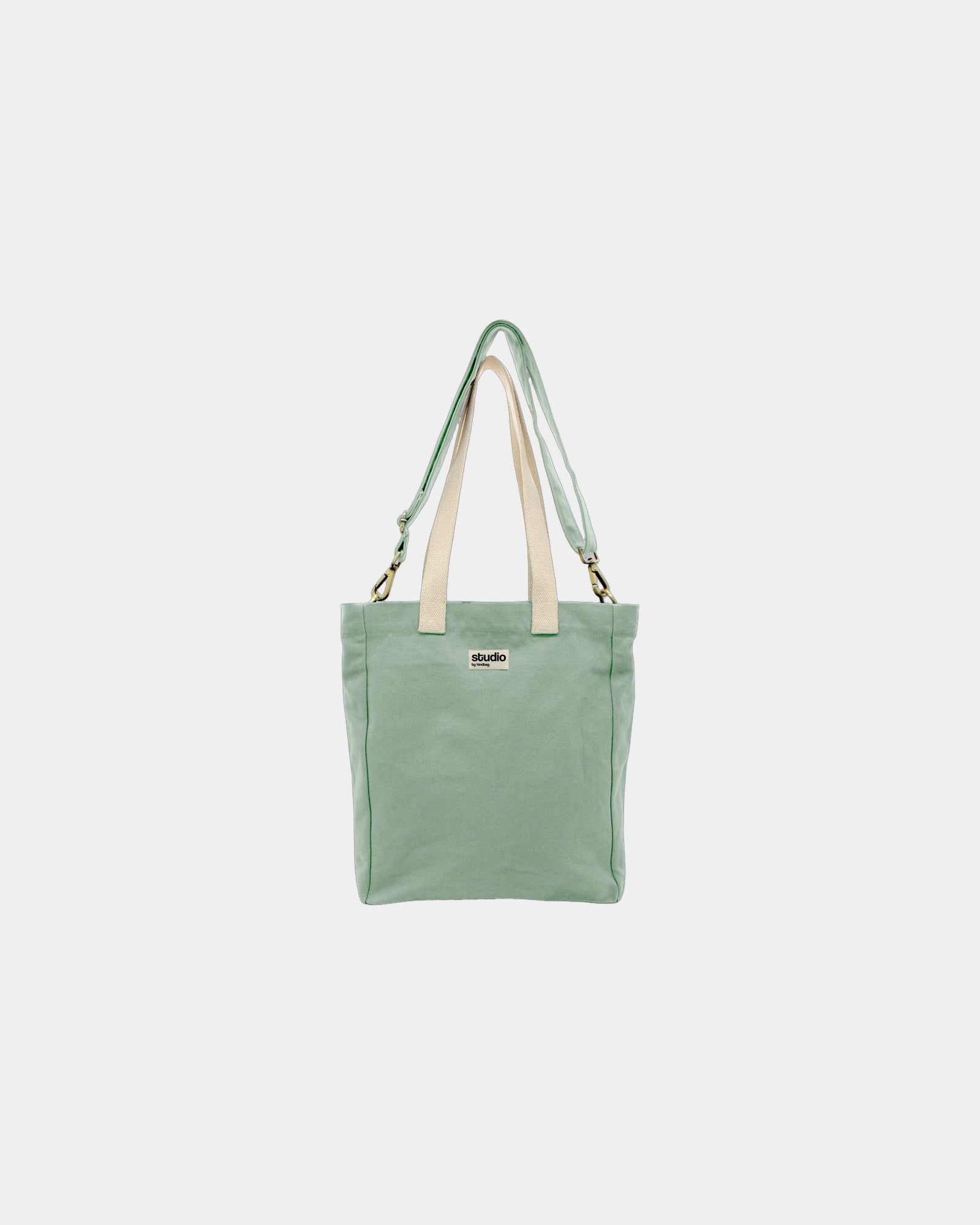 Sac cabas coton bio Hindbag Evan à personnaliser - Mint