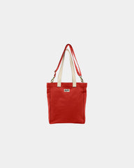 Sac cabas coton bio Hindbag Evan à personnaliser - Red