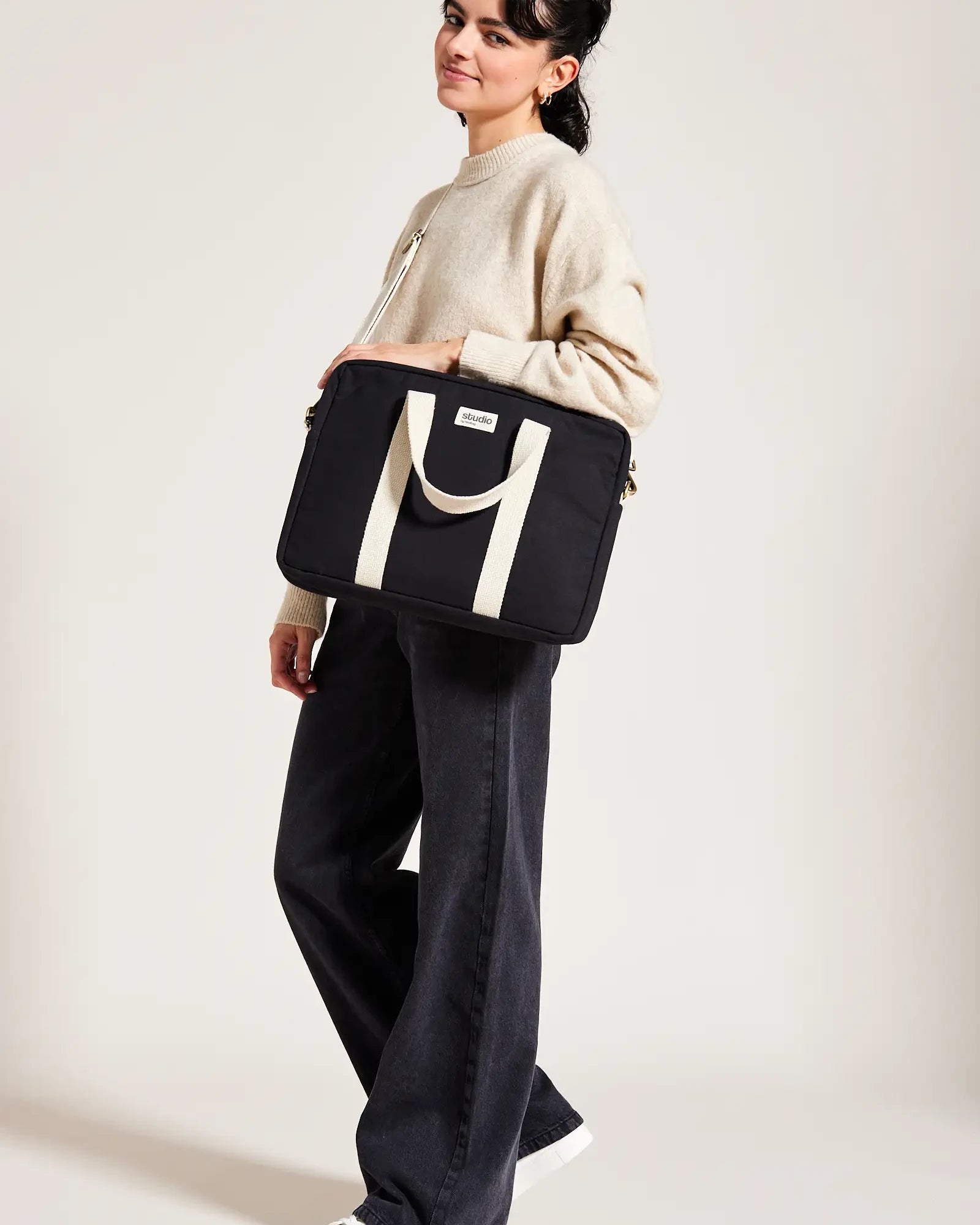 Sac ordinateur coton bio Hindbag Luis à personnaliser - 4