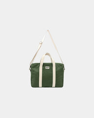 Sac ordinateur coton bio Hindbag Luis à personnaliser - Olive