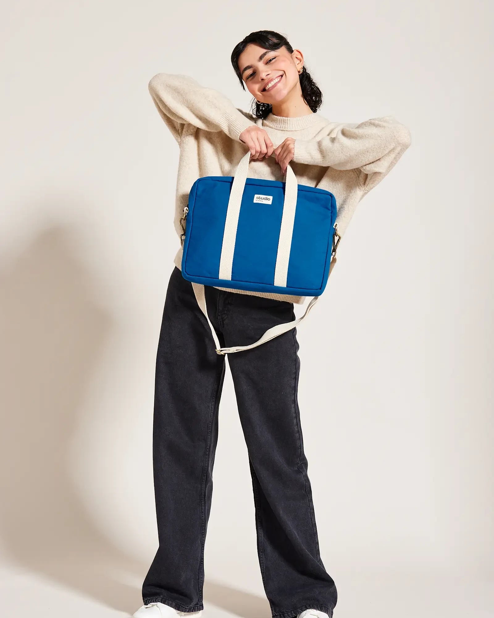 Sac ordinateur coton bio Hindbag Luis à personnaliser - 9