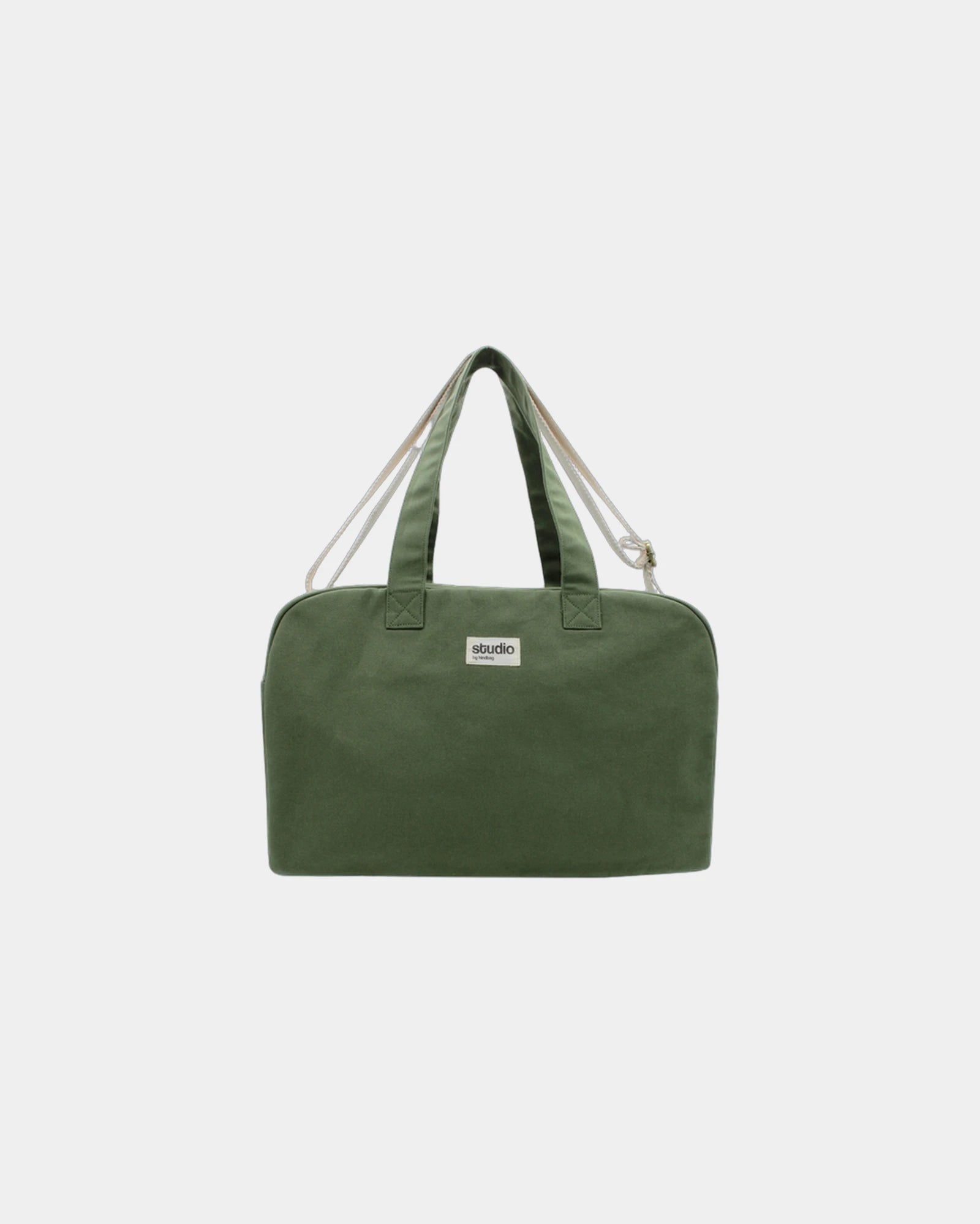 Sac de sport coton bio Hindbag Hugo à personnaliser - Olive