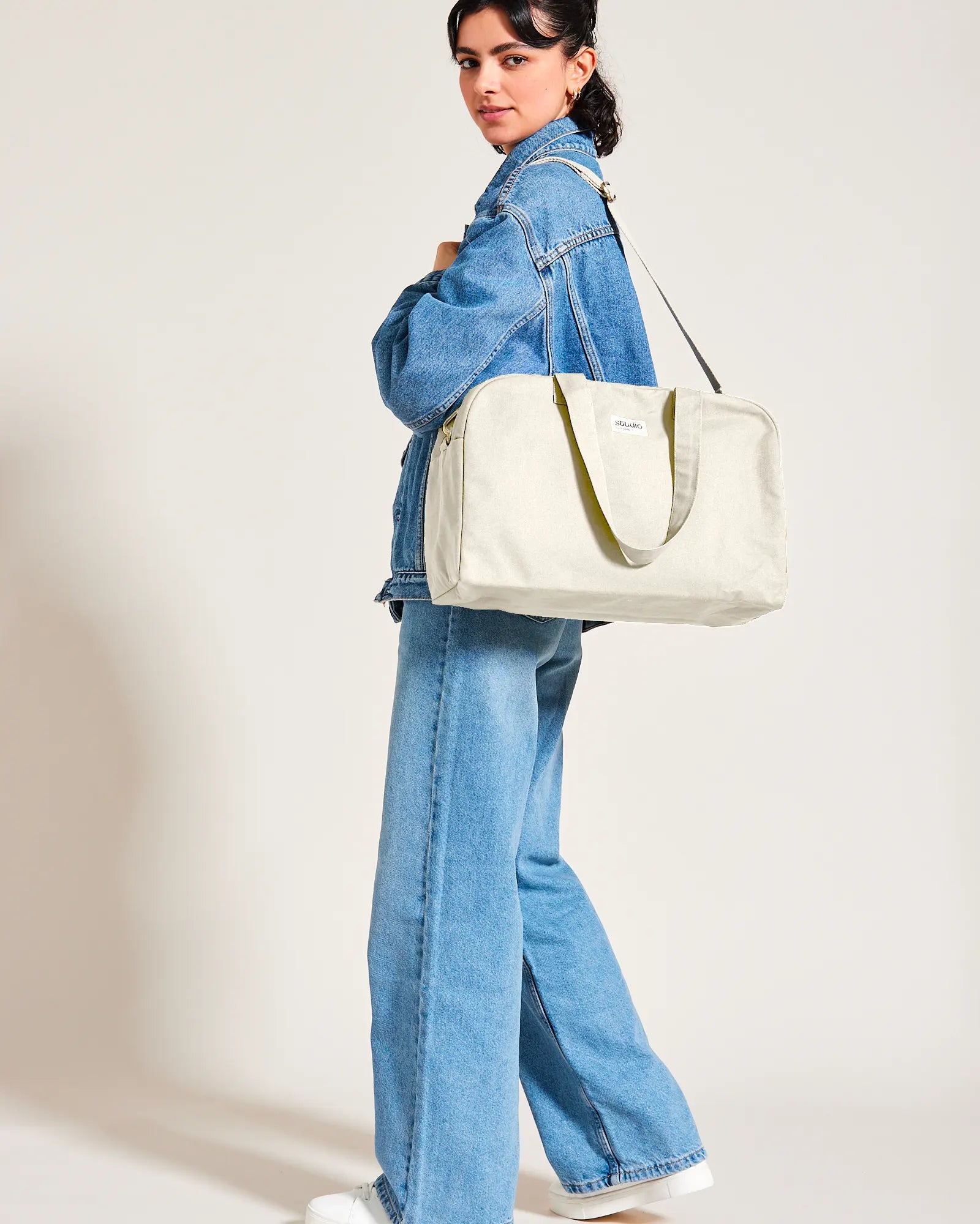 Sac de sport coton bio Hindbag Hugo à personnaliser - 3
