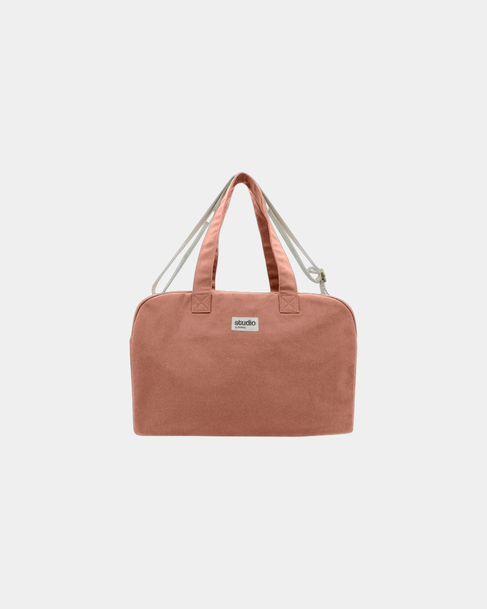 Sac de sport coton bio Hindbag Hugo à personnaliser - Salmon