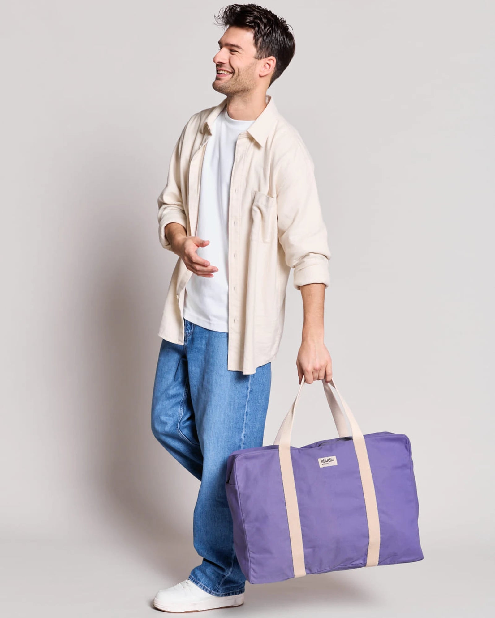 Sac de voyage coton bio Hindbag Gabriel à personnaliser - 32