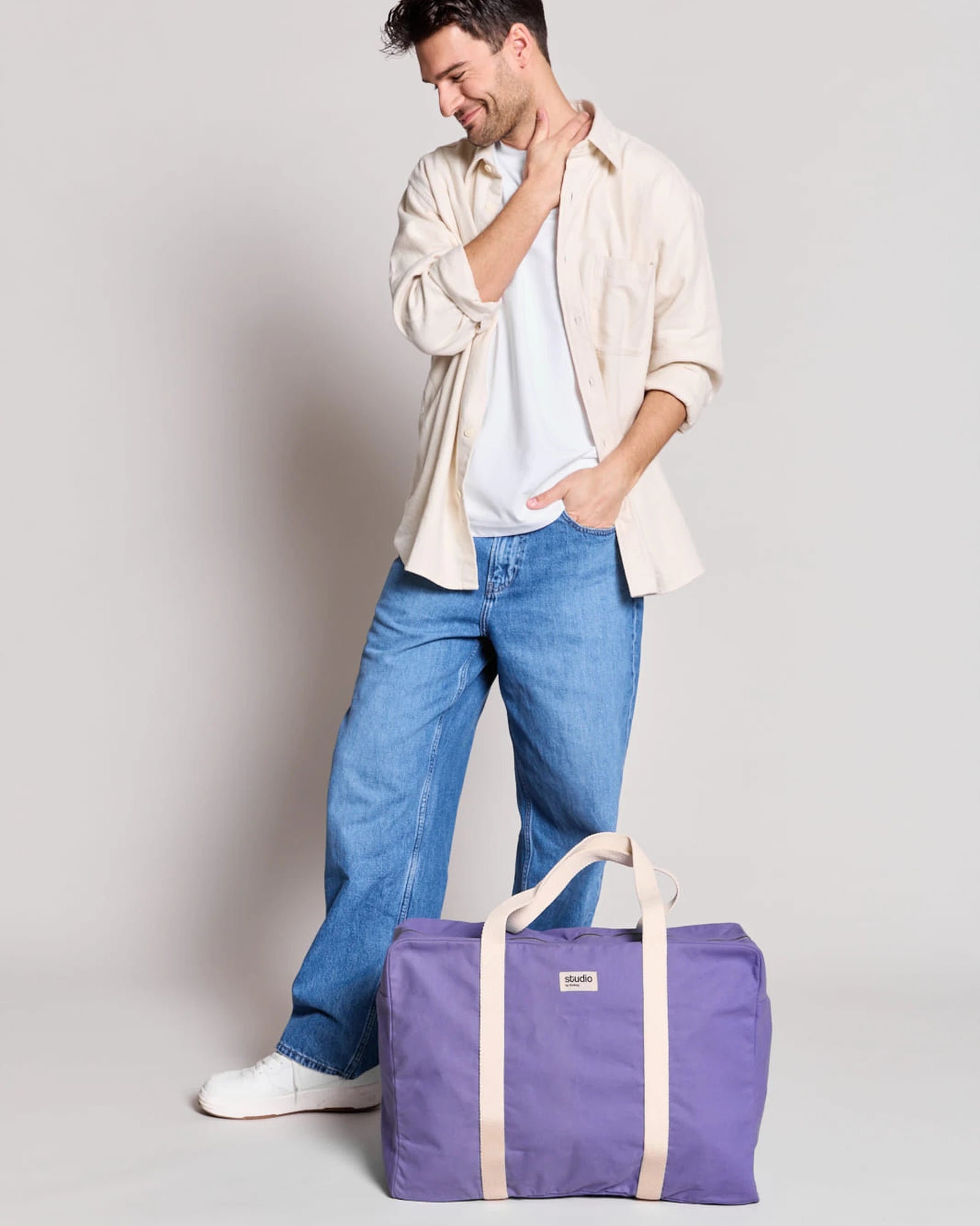 Sac de voyage coton bio Hindbag Gabriel à personnaliser - 33