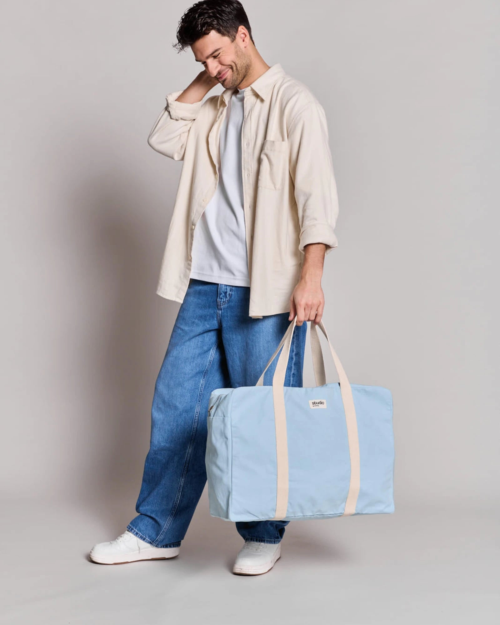 Sac de voyage coton bio Hindbag Gabriel à personnaliser - 17
