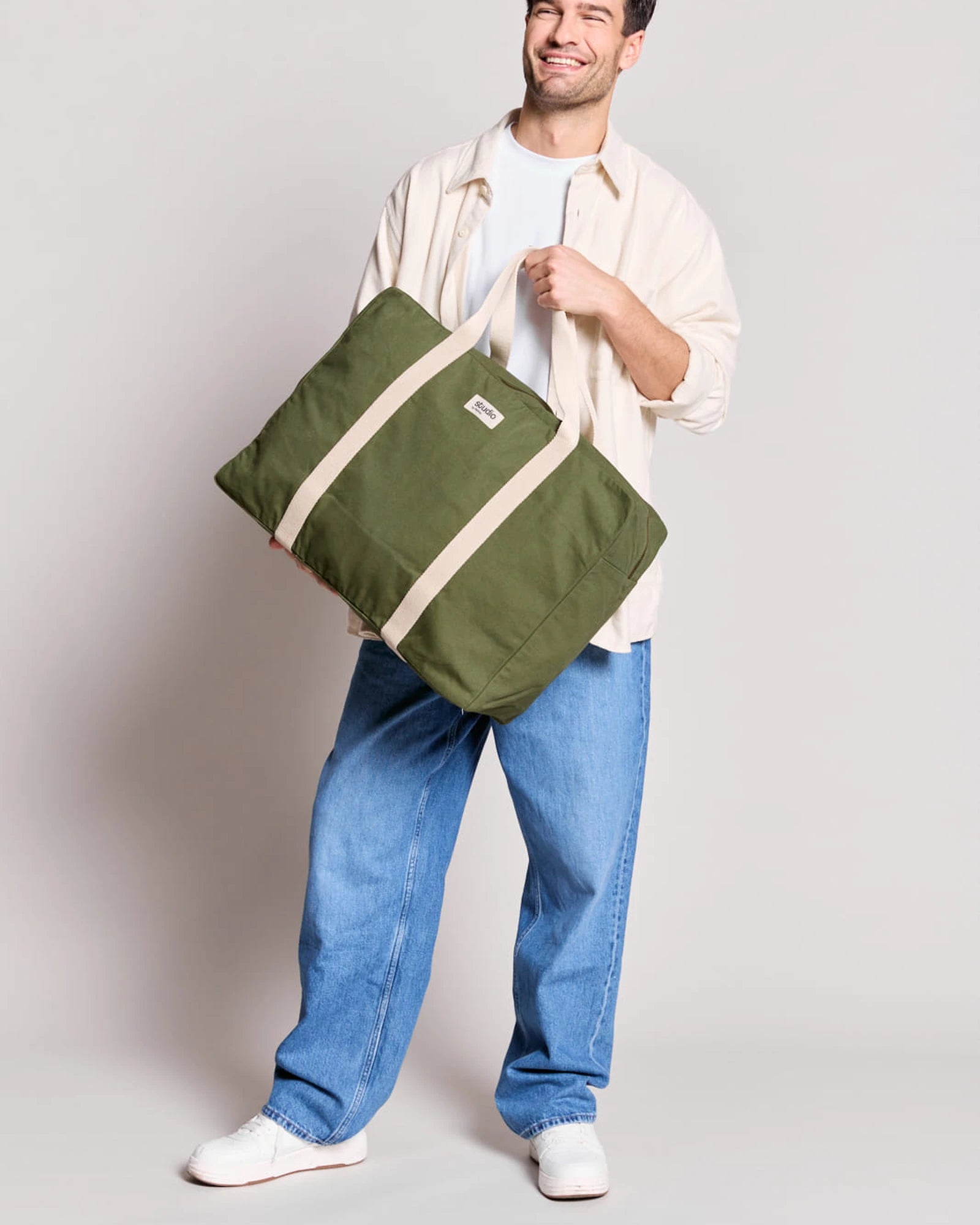 Sac de voyage coton bio Hindbag Gabriel à personnaliser - 12