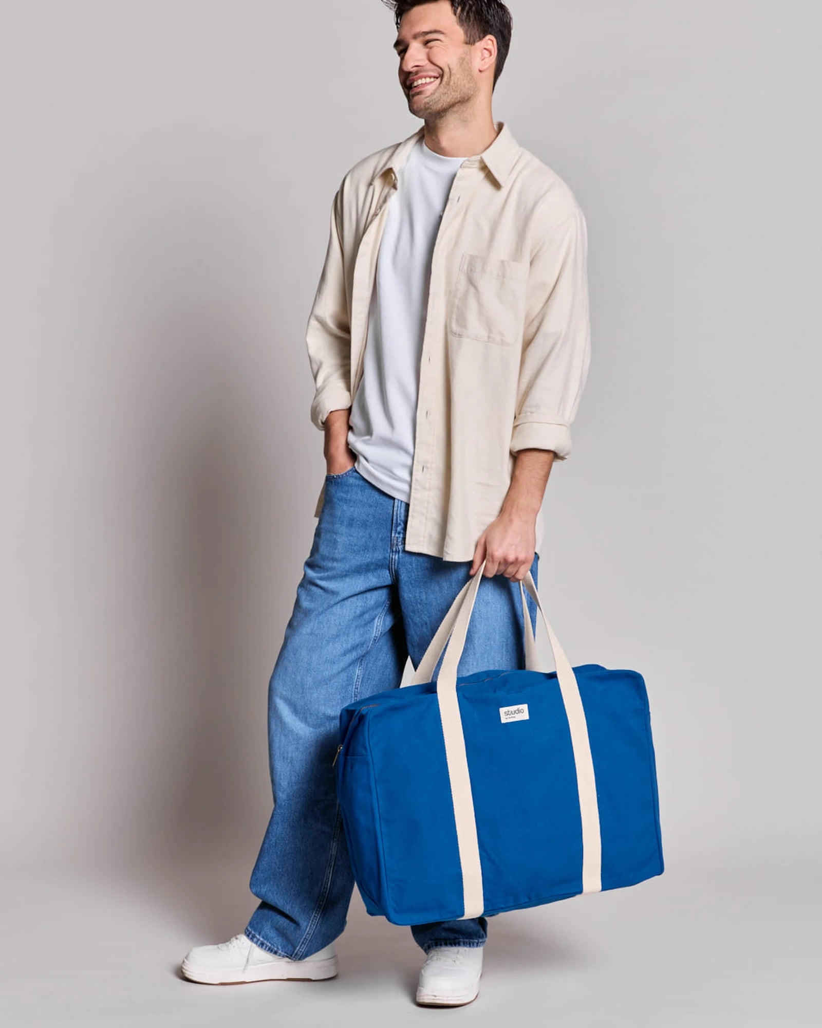 Sac de voyage coton bio Hindbag Gabriel à personnaliser - 14