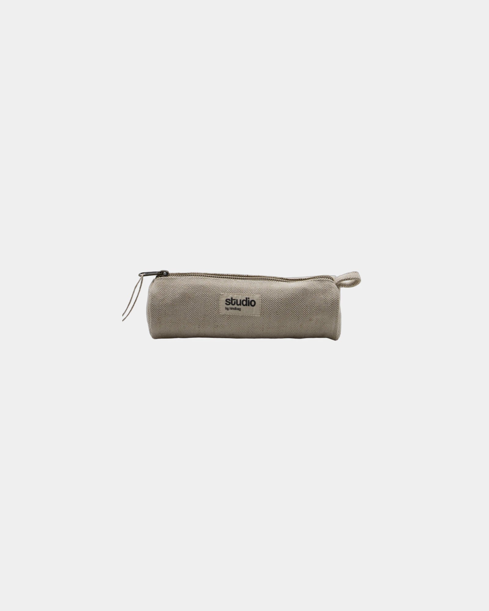 Trousse ronde coton bio Hindbag Chloé à personnaliser - Jute