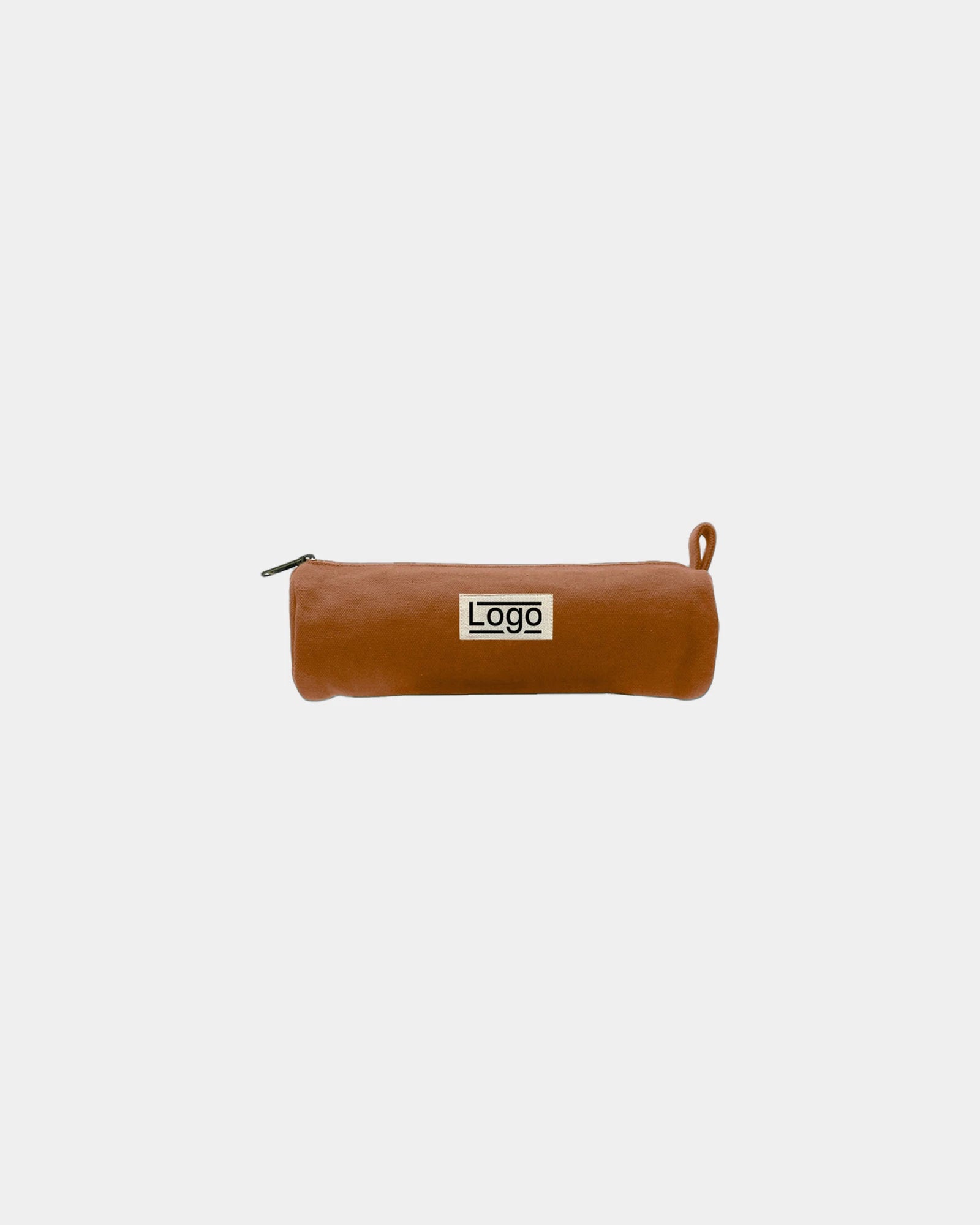 Trousse ronde coton bio Hindbag Chloé à personnaliser - Copper