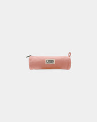 Trousse ronde coton bio Hindbag Chloé à personnaliser - Salmon