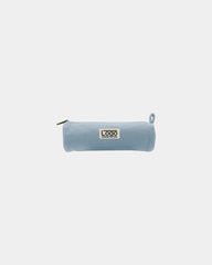 Trousse ronde coton bio Hindbag Chloé à personnaliser - Azure