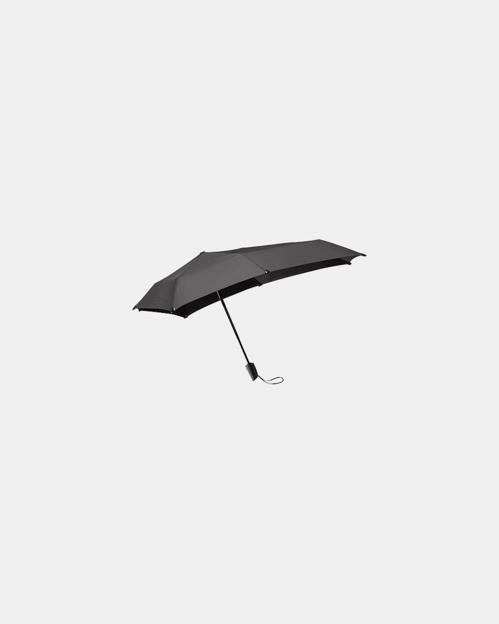 Parapluie pliable éco-responsable Senz Micro à personnaliser - Pure Black