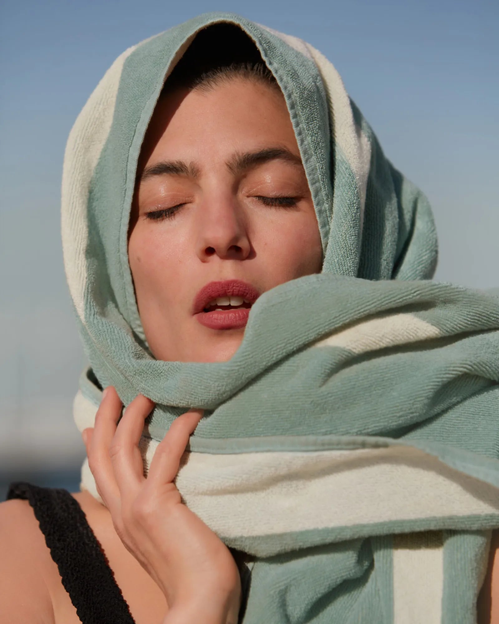 Serviette de plage coton longues fibres 90x170 à personnaliser - 23