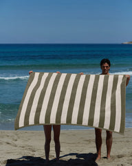 Serviette de plage XXL 170x170 Rayures Riviera à personnaliser - 30