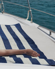 Serviette de plage XXL 170x170 Rayures Riviera à personnaliser - 12