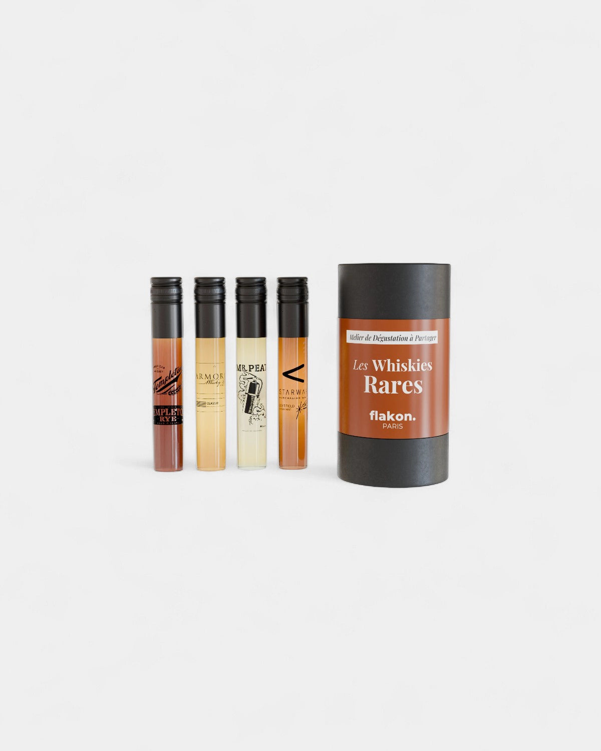 Coffret dégustation 4 flacons spiritueux à personnaliser - 2