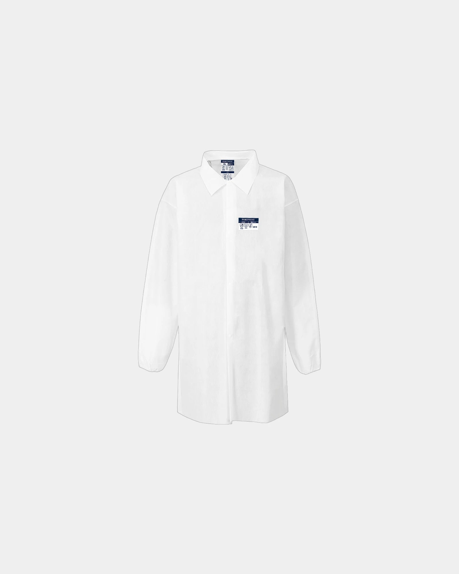 Blouse BizTex SMS Type 6PB à personnaliser - Blanc