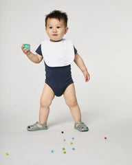 Bavoir bébé coton bio Stanley/Stella à personnaliser - White