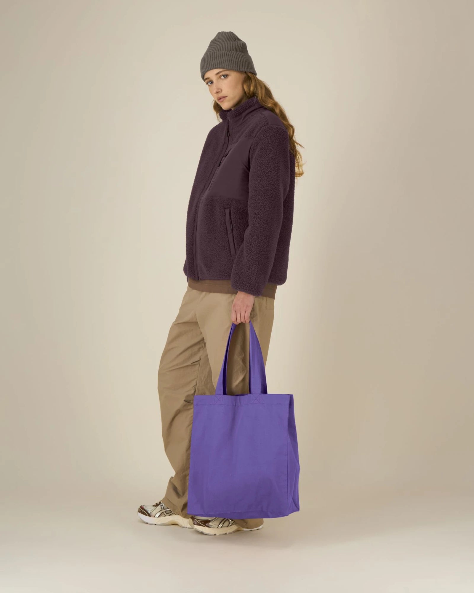 Tote bag recyclé Stanley/Stella Mid à personnaliser - Purple Love