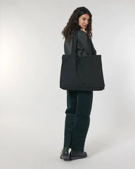 Cabas coton recyclé Stanley/Stella à personnaliser - Black