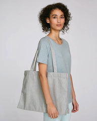 Cabas coton recyclé Stanley/Stella à personnaliser - Heather Grey