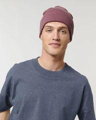 Bonnet côtelé Stanley/Stella Rib Beanie à personnaliser - Hibiscus Rose