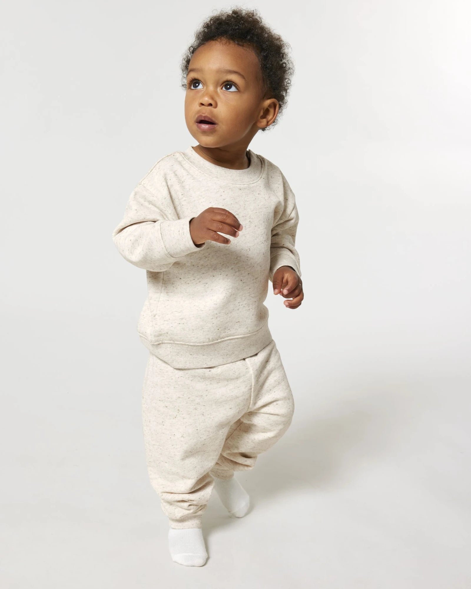 Pantalon de jogging bébé coton bio Stanley/Stella à personnaliser - Eco Heather