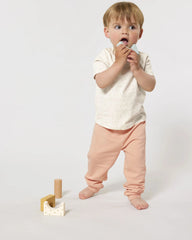 Pantalon de jogging bébé coton bio Stanley/Stella à personnaliser - Fraiche Peche