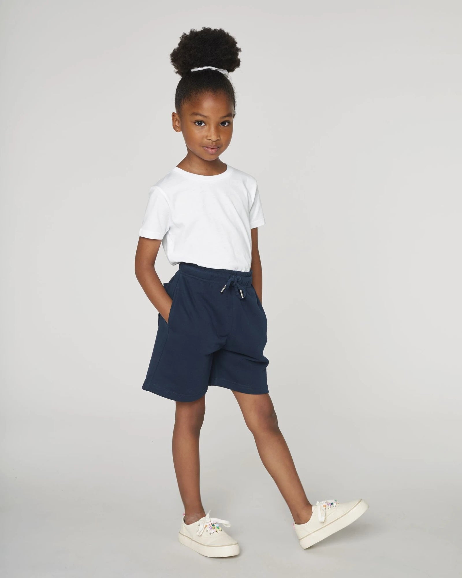 Short de jogging enfant coton bio Stanley/Stella Mini Bolter à personnaliser - 4