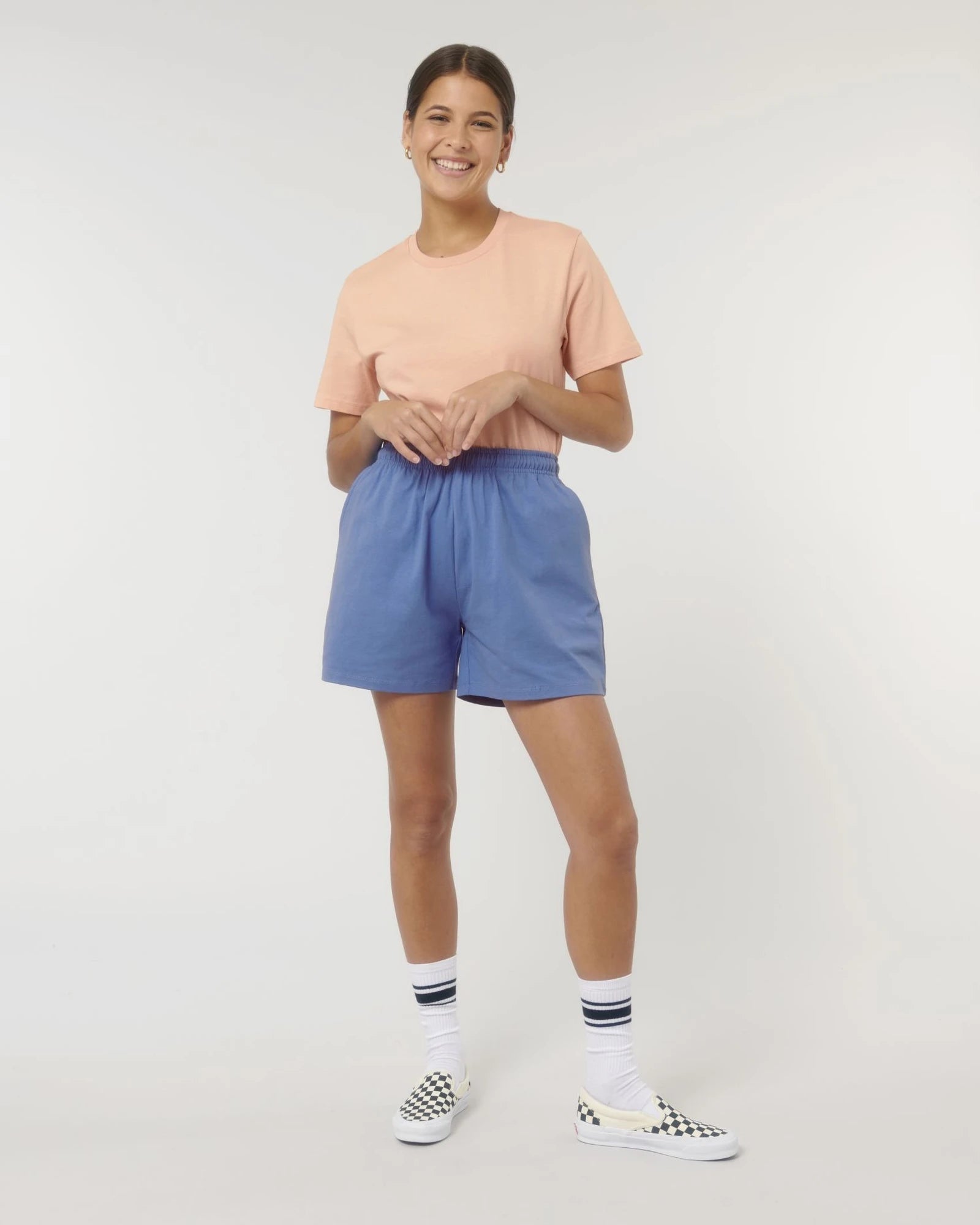 Short unisexe coton bio Stanley/Stella Waker à personnaliser - Bright Blue