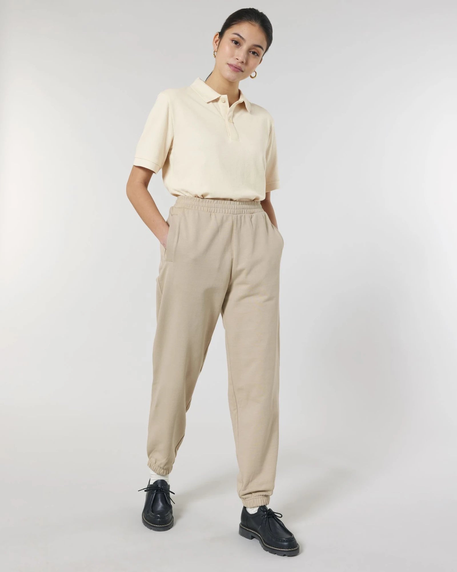 Pantalon de jogging unisexe coton bio Stanley/Stella Jammer à personnaliser - Desert Dust