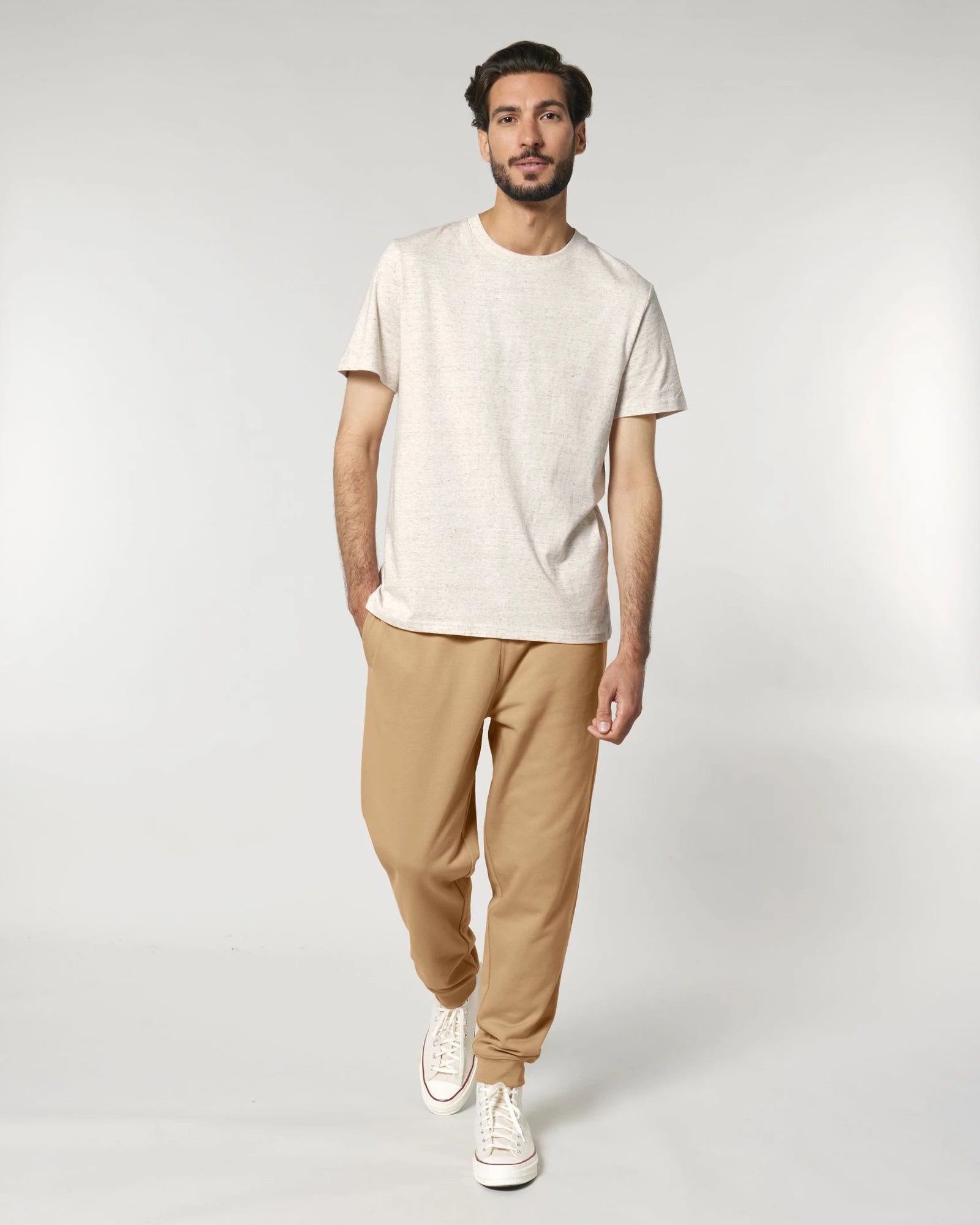 Pantalon de jogging unisexe coton bio Stanley/Stella Mover - Latte