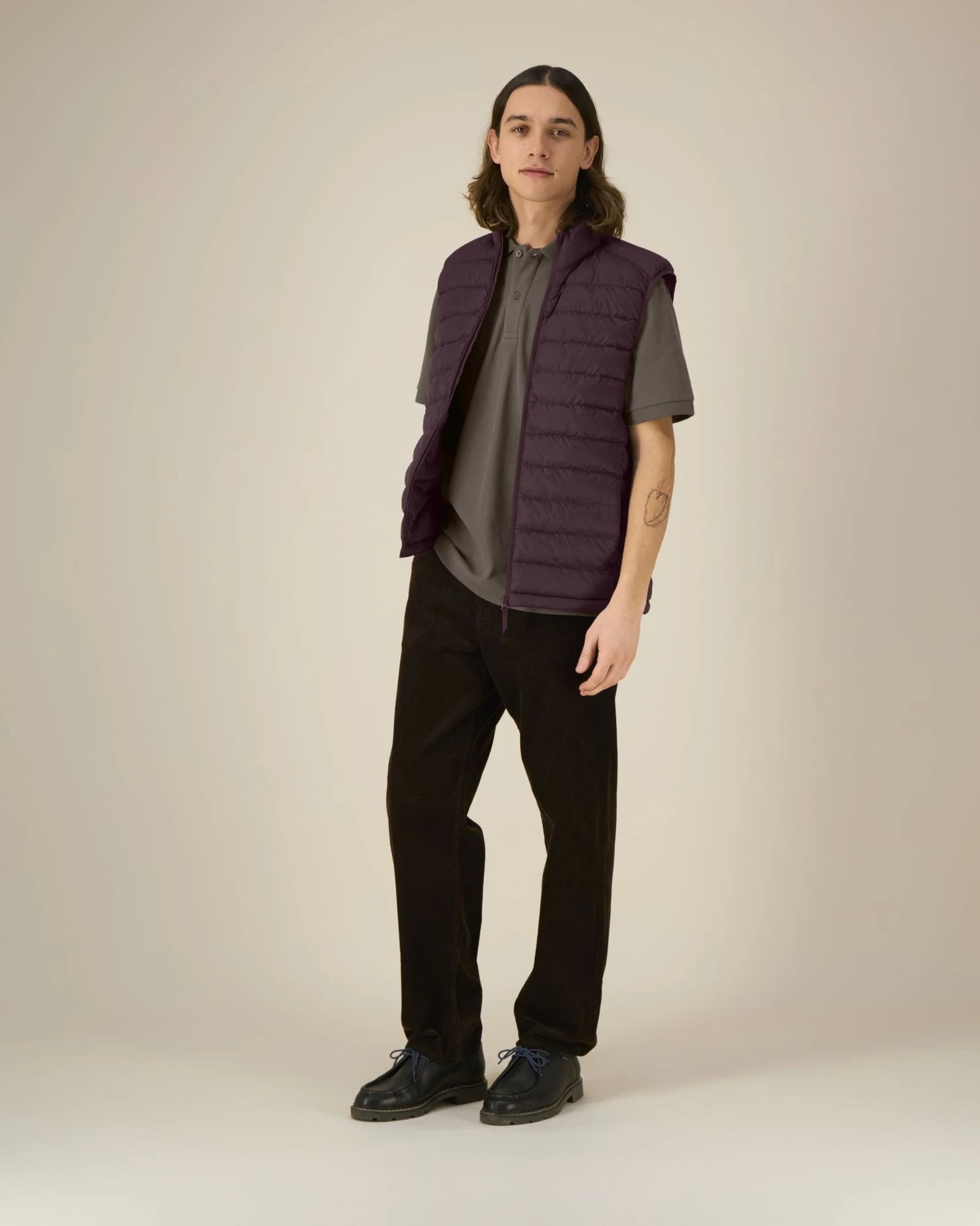 Gilet homme 100% nylon recyclé Stanley/Stella Climber à personnaliser - Red Brown