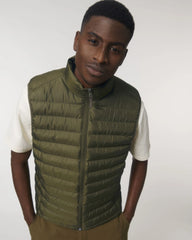 Veste matelassée polyester recyclé Stanley/Stella Climber à personnaliser - British Khaki