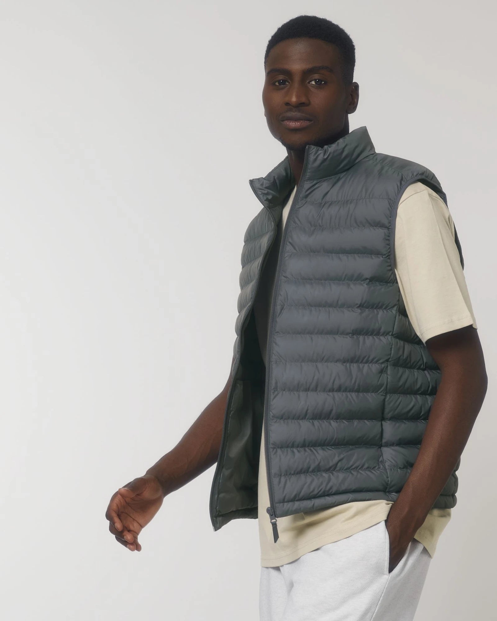 Veste matelassée polyester recyclé Stanley/Stella Climber à personnaliser - Deep Metal