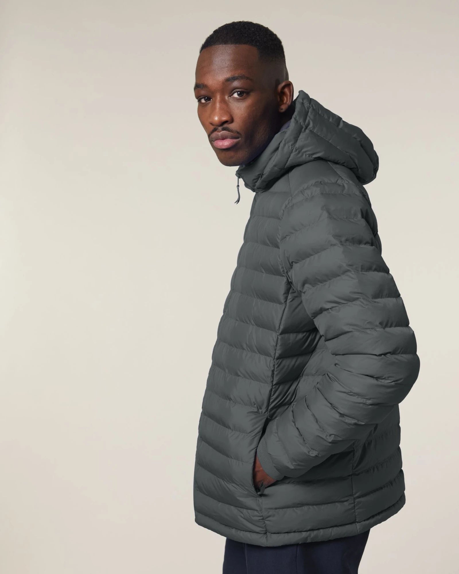 Veste matelassée 100% polyester recyclé Stanley/Stella à personnaliser - Anthracite
