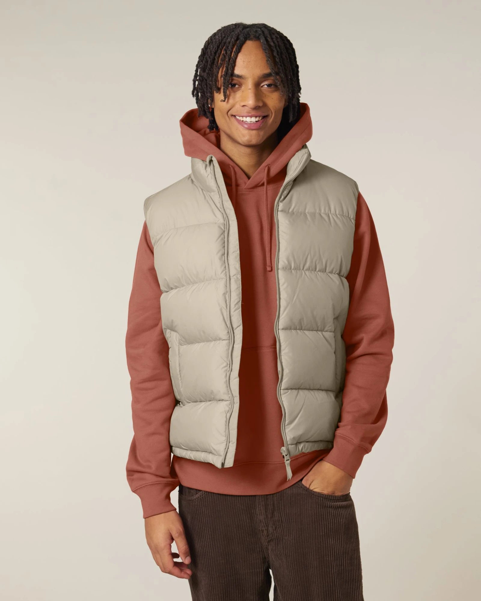 Gilet matelassé unisexe en polyester recyclé à personnaliser - 8