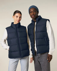 Gilet matelassé unisexe en polyester recyclé à personnaliser - 4
