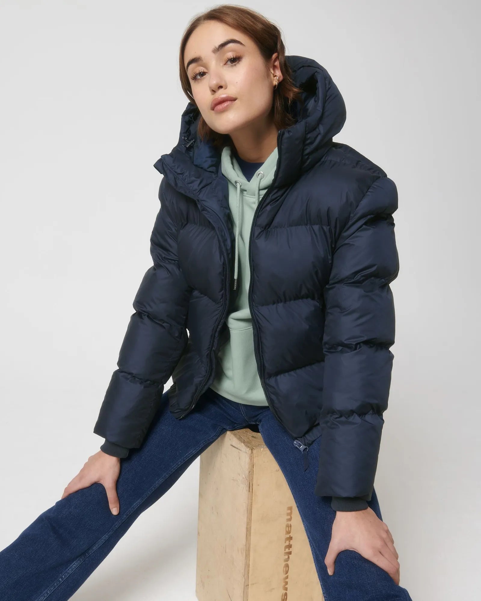 Veste matelassée polyester recyclé Stanley/Stella Puffer à personnaliser - 5